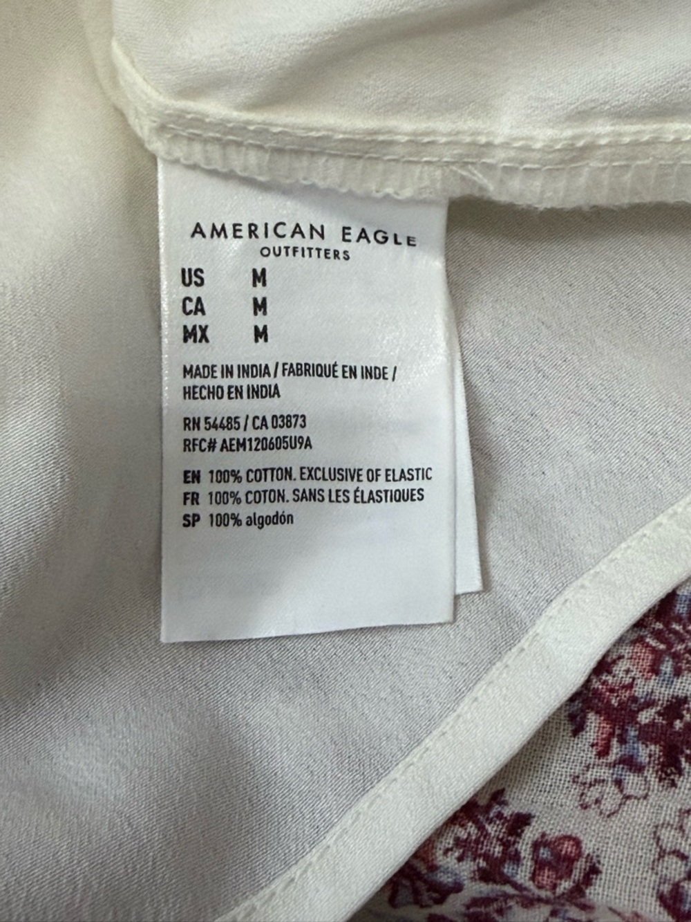 American Eagle V-Neck Side Tie Midi Floral Dress Medium - Picture 9 of 10